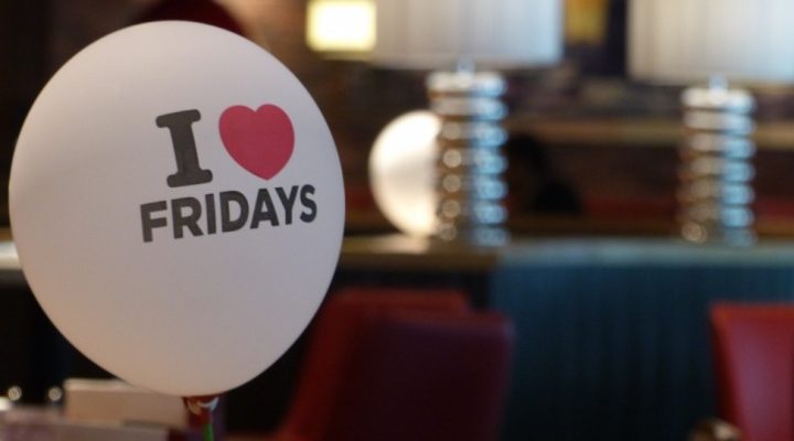 i love friday on baloon